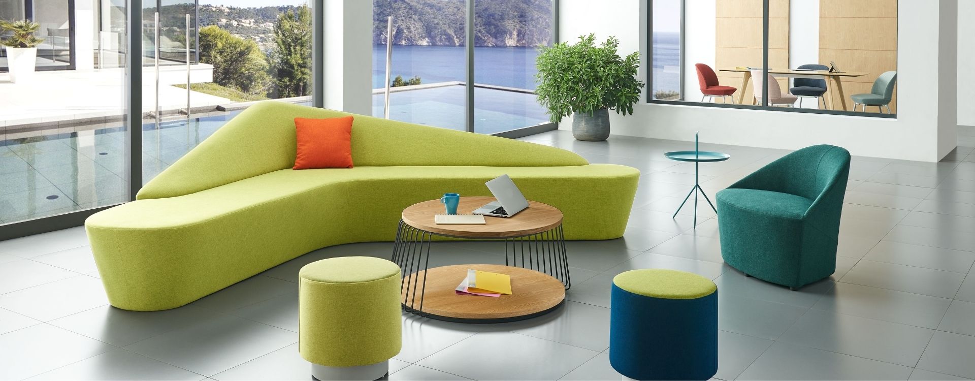 Soft play and soft furnishing for early childhood school learning room