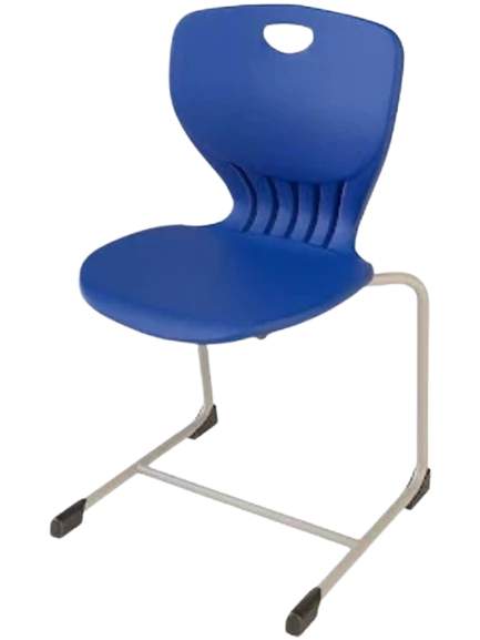 Blue ergonomic SKOOL classroom chair