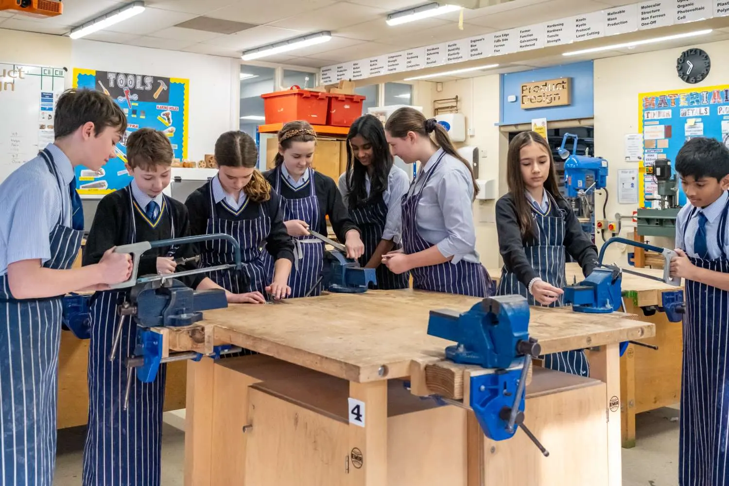 Design engineering and technology school workshop