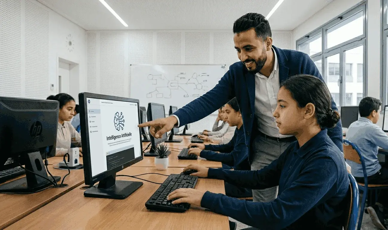 Digital technology and artificial intelligence computer laboratory